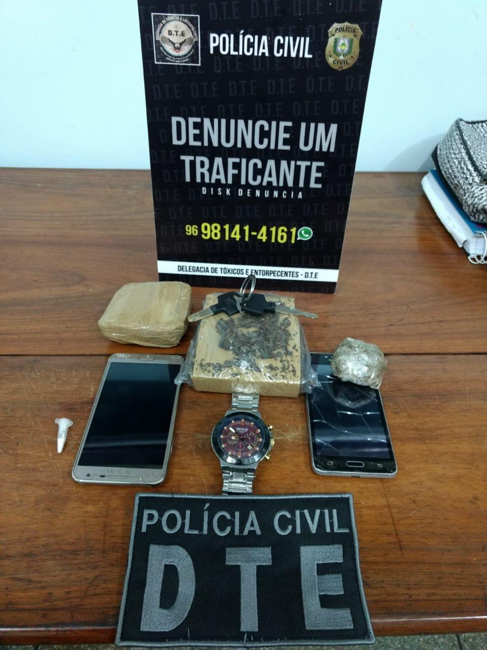 POLÍCIA CIVIL PRENDE CASAL POR TRÁFICO DE DROGAS EM MACAPÁ